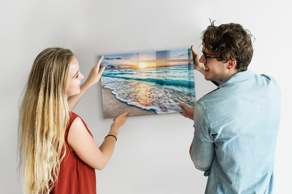 Magneetbord Zeezand op het strand