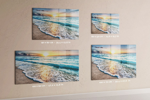 Magneetbord Zeezand op het strand