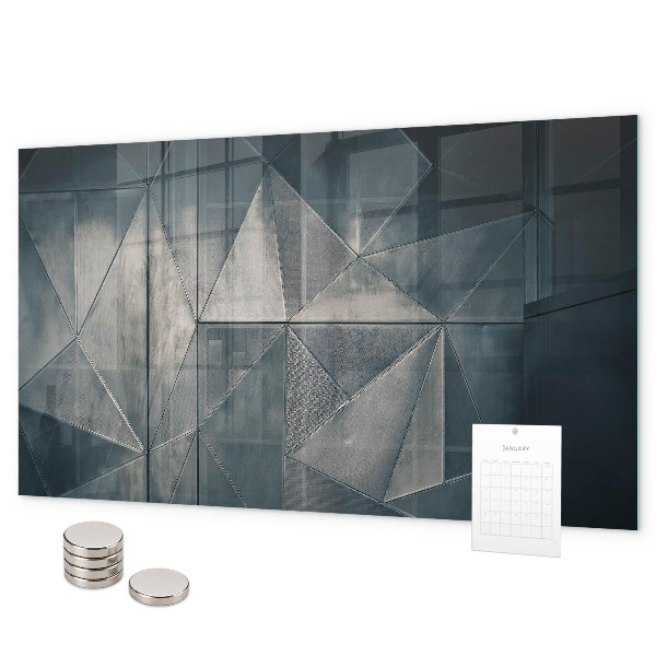 Magneetbord Metaalabstractie