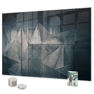 Magneetbord Metaalabstractie