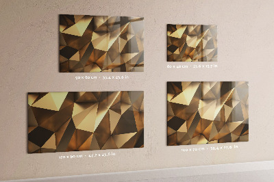 Magneetbord Abstracte driehoeken