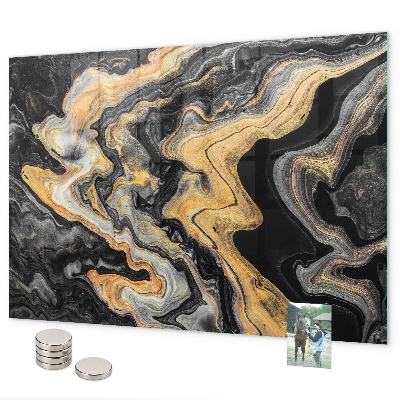 Magneetbord Gouden marmer
