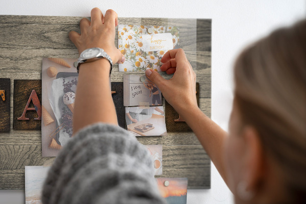 Magnetisch bord Familie van inscripties