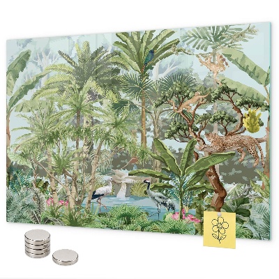 Magneetbord Jungle natuur natuur