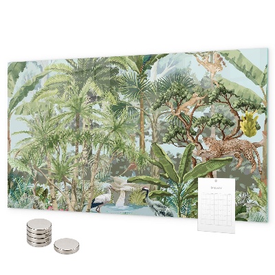 Magneetbord Jungle natuur natuur
