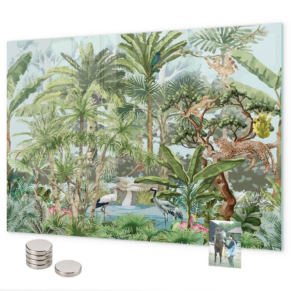 Magneetbord Jungle natuur natuur