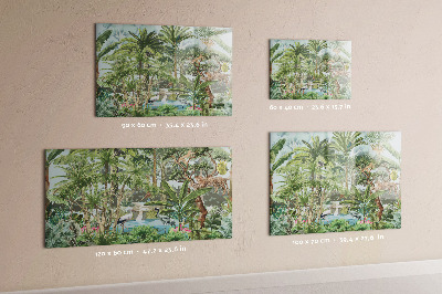 Magneetbord Jungle natuur natuur