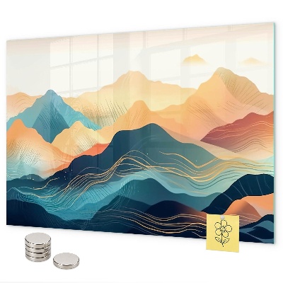 Magneetbord Berglandschap
