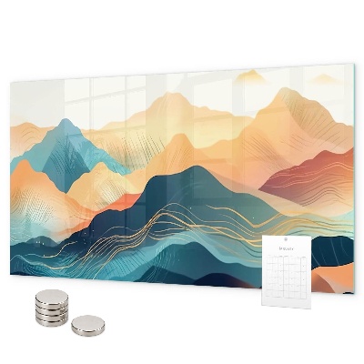 Magneetbord Berglandschap