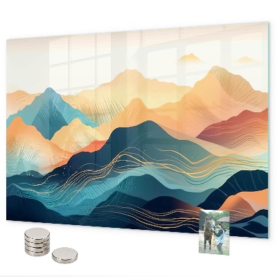 Magneetbord Berglandschap