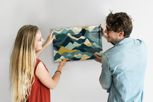 Magnetisch bord Illustratieve bergen