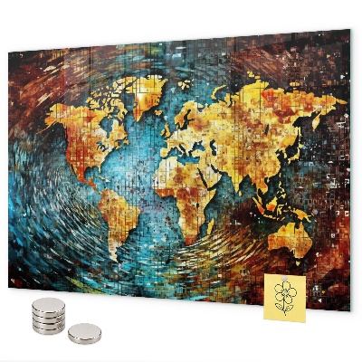Magnetisch bord Een wereld van chaos