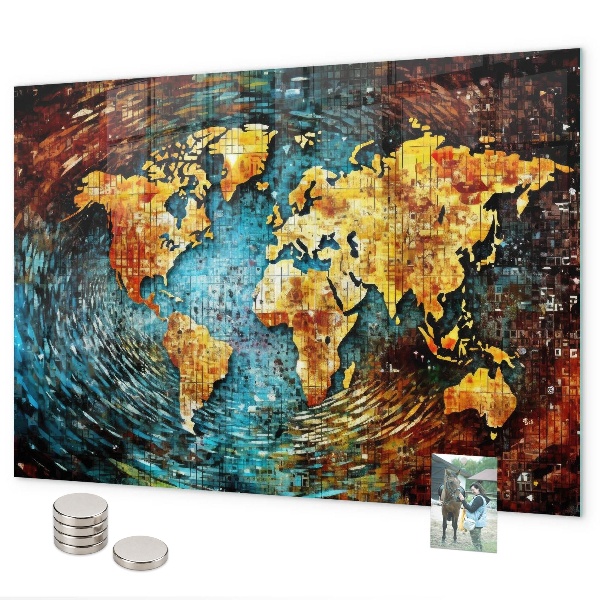 Magnetisch bord Een wereld van chaos