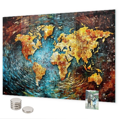 Magnetisch bord Een wereld van chaos