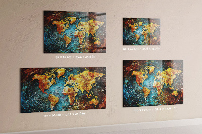 Magnetisch bord Een wereld van chaos