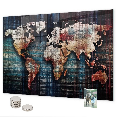 Magneetbord Lineaire kaart