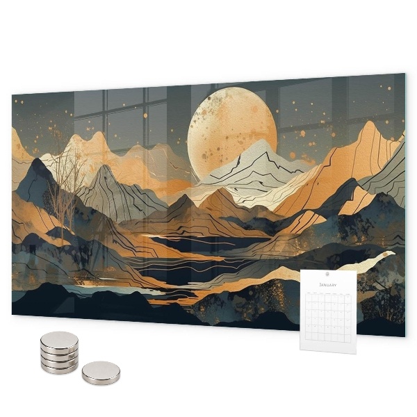 Magnetisch bord Abstract landschap