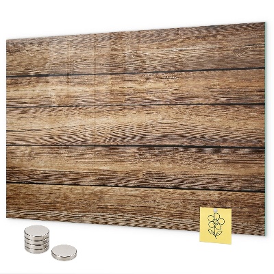 Magnetisch bord Houten planken