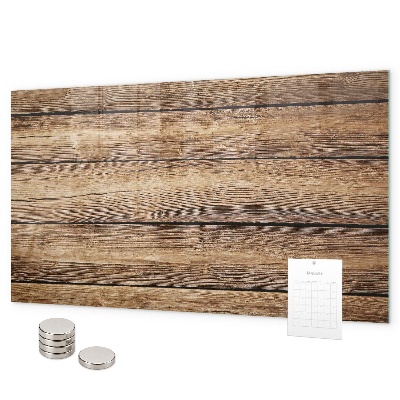 Magnetisch bord Houten planken