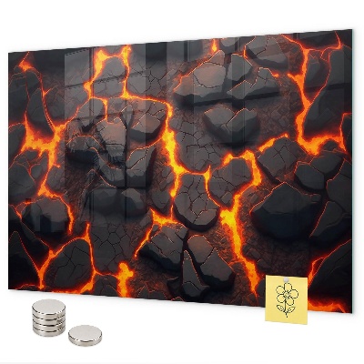 Magnetisch bord Lava-vulkaan