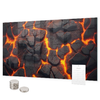 Magnetisch bord Lava-vulkaan