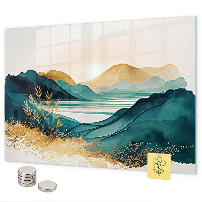 Magnetisch bord Berglandschap
