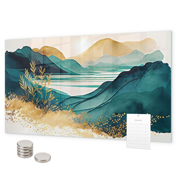 Magnetisch bord Berglandschap