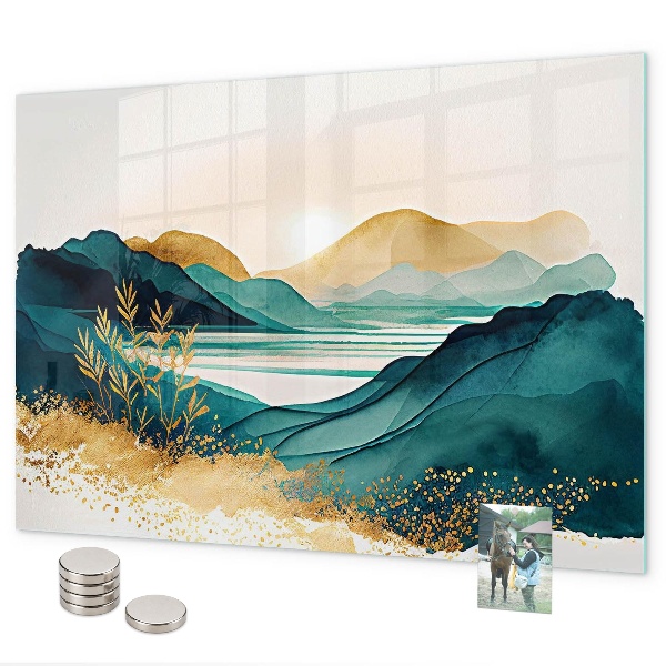 Magnetisch bord Berglandschap