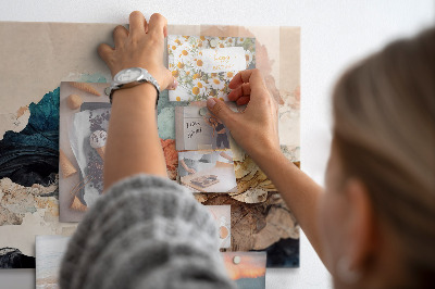 Magneetbord Abstract landschap