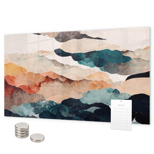 Magnetisch bord Abstract landschap