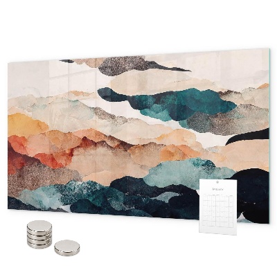 Magnetisch bord Abstract landschap