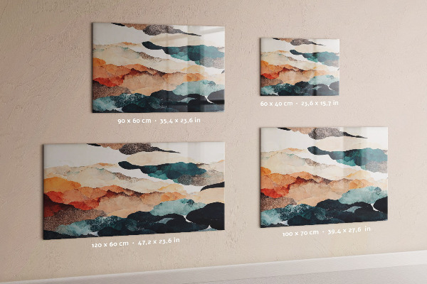 Magnetisch bord Abstract landschap