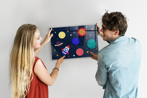 Magnetisch bord Kinderruimte