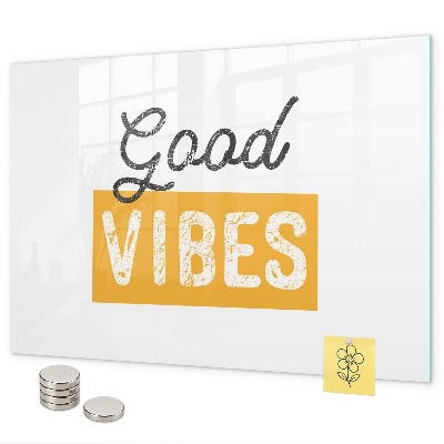 Magnetisch bord Motiverende quote