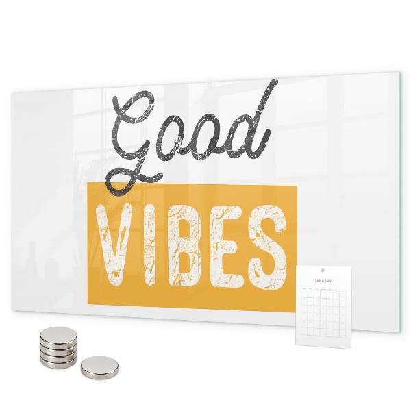 Magnetisch bord Motiverende quote