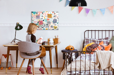 Magneetbord Afbeeldingen van schetsen