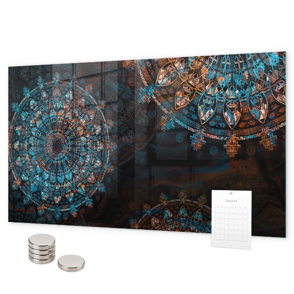 Magnetisch bord Mandala-patroon