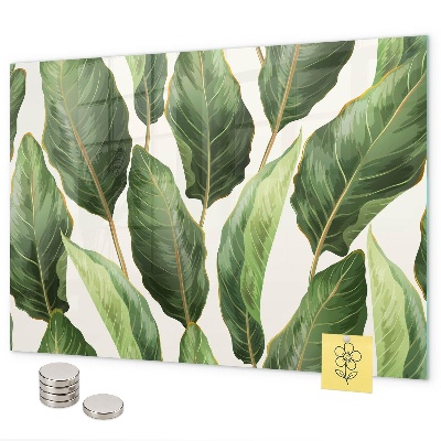 Magnetisch bord Palmbladeren