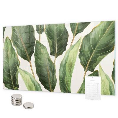 Magnetisch bord Palmbladeren