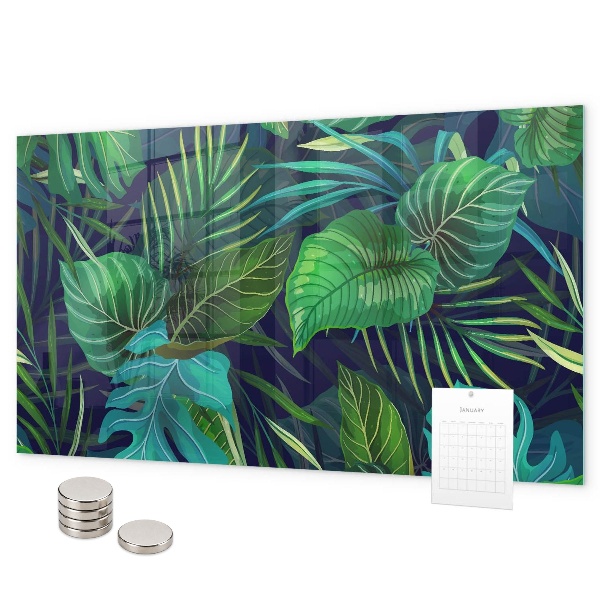 Magneetbord Exotische bladeren