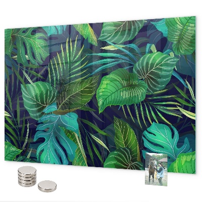 Magneetbord Exotische bladeren