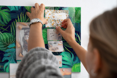 Magneetbord Exotische bladeren