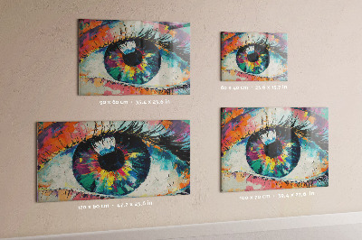 Magnetisch bord De pupil van het menselijk oog