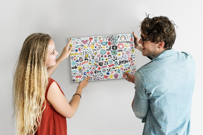 Magnetisch bord Afbeeldingen van schetsen