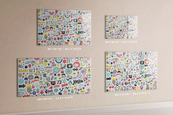 Magnetisch bord Afbeeldingen van schetsen