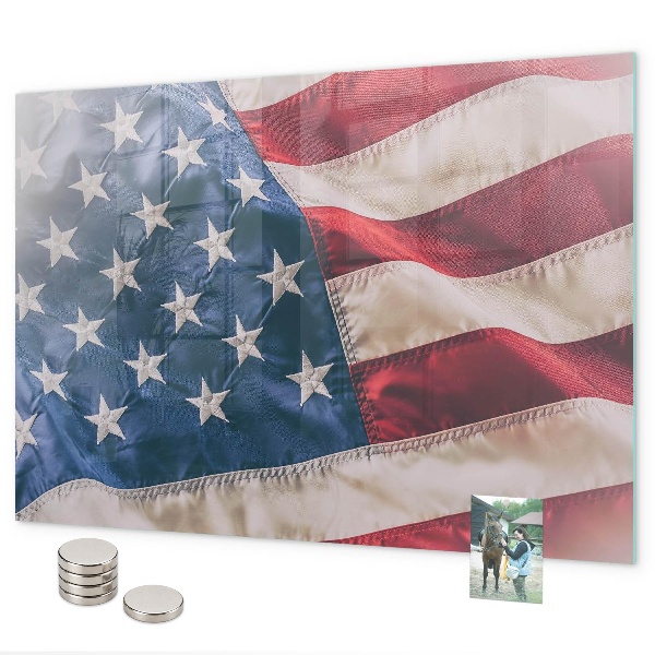 Magnetisch bord Amerikaanse vlag