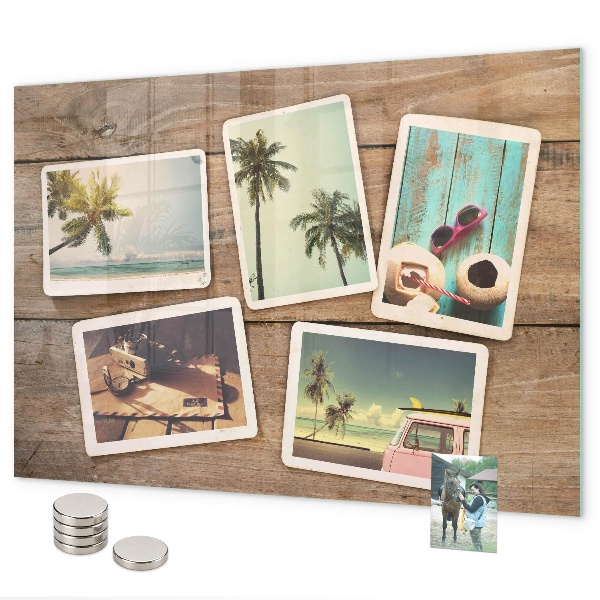 Magnetisch bord Polaroidfoto's