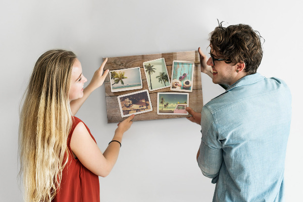 Magnetisch bord Polaroidfoto's