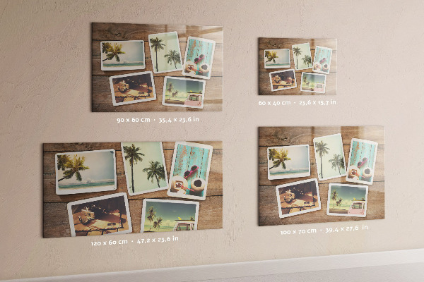 Magnetisch bord Polaroidfoto's