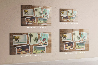 Magnetisch bord Polaroidfoto's